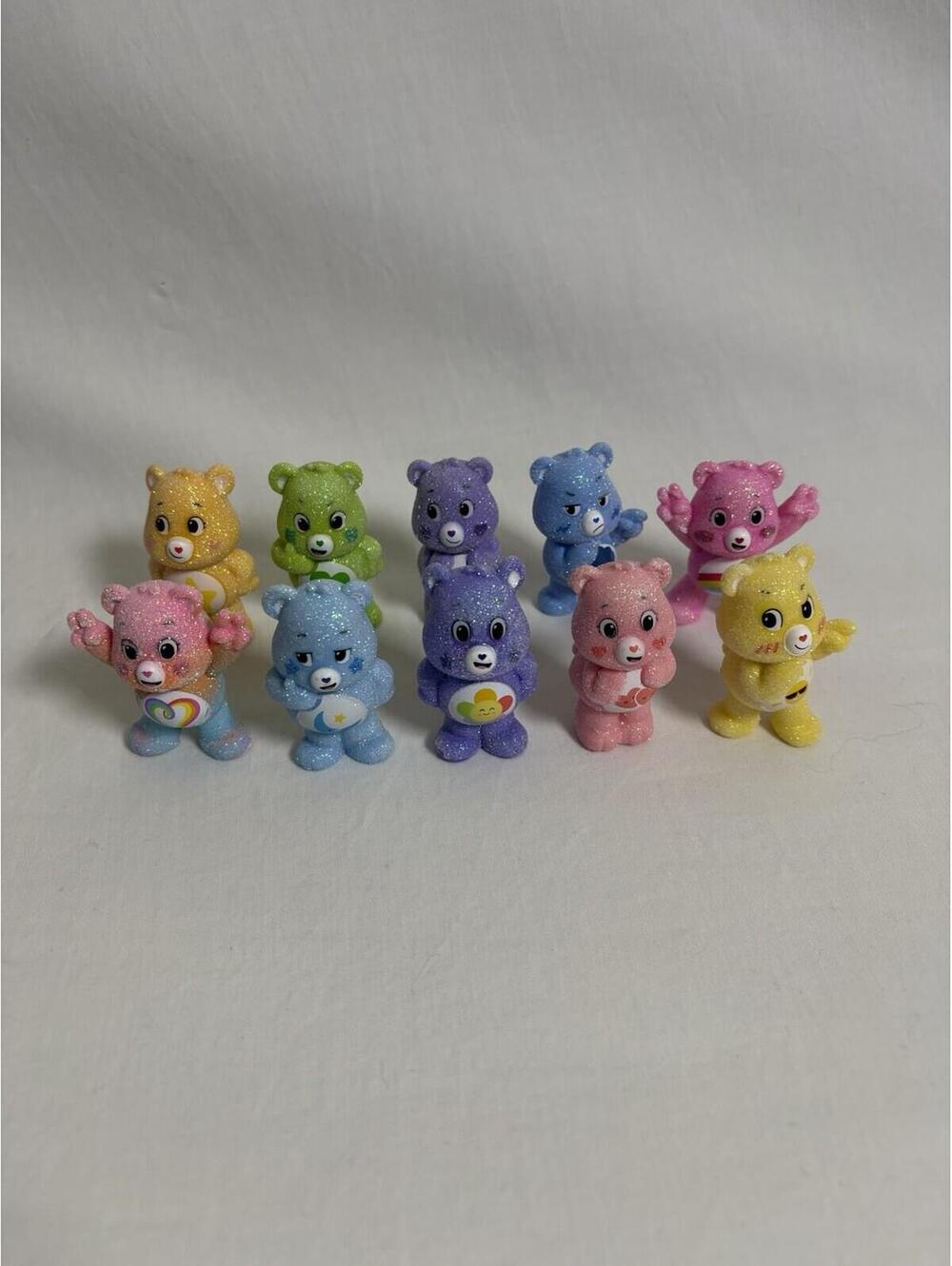 Lot of 10 2012 Hasbro TCFC Care Bear Plastic Figures 2”